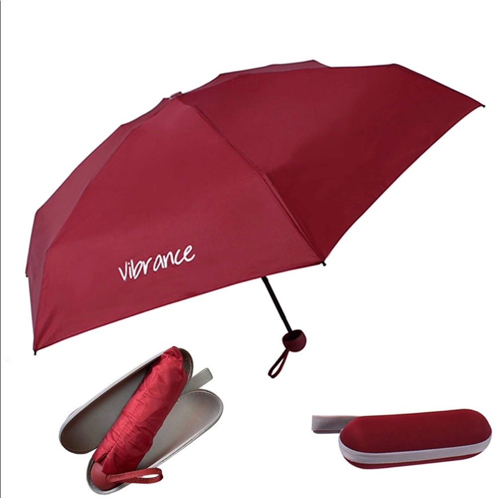 Vibrance 2in1 Mini Pocket Compact Travel Umbrella